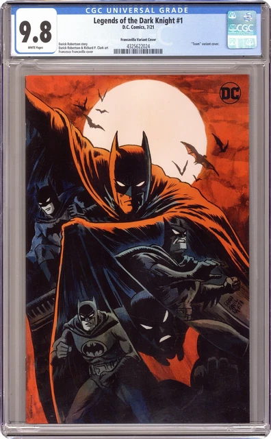 Legends of the Dark Knight 1C Francavilla Variant CGC 9.8 2021 4325622024
