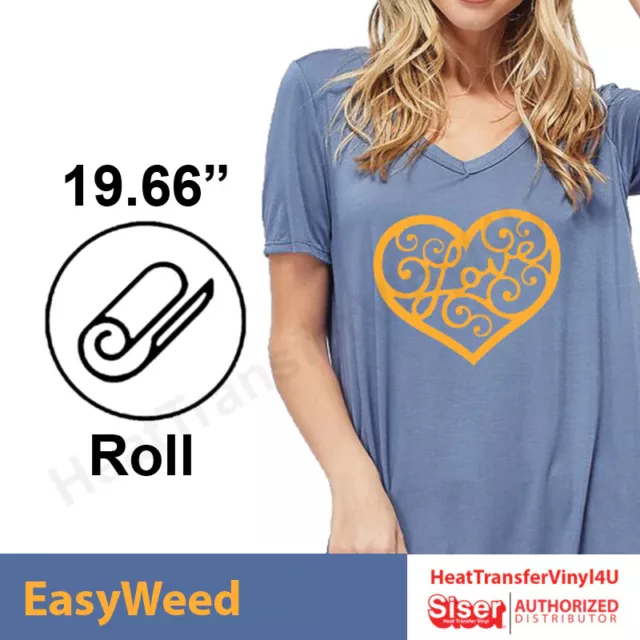 Siser EasyWeed Iron On HTV 20" x 5 Yard Roll - Message For Mix It Up Option!