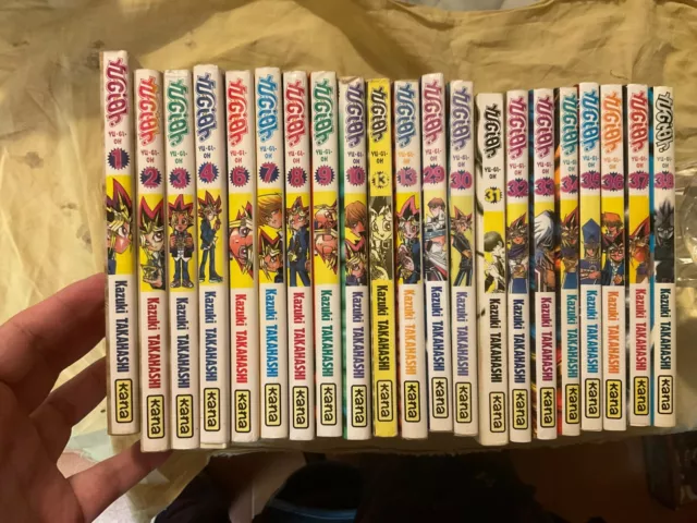 lot de 20 manga yugioh tome 1-4, 6-10,13,29-38