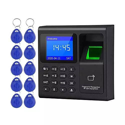 LIBO Intelligent Biometric Fingerprint Time Attendance Machine Time Clock