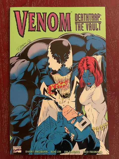 Vintage VENOM DEATHTRAP: THE VAULT Comic Book Graphic Novel Marvel 1993 VF/NM