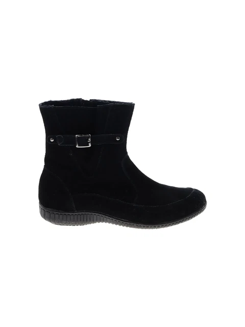 Perlina Women Black Ankle Boots US 10