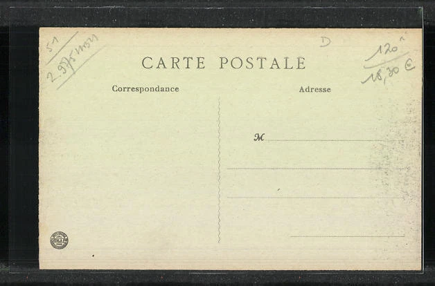 CPA Dormans, Place du Marché et Rue de Châlons 2