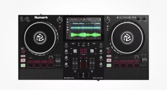 Numark Mixstream Pro Standalone DJ Console w Built-In Speakers & Wifi Streaming