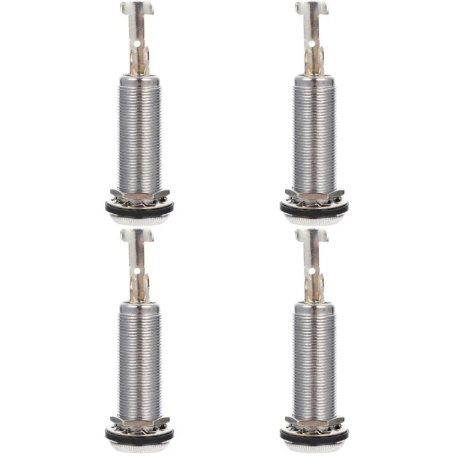 4 PCS Barrel Stereo Plug Accessori Per Chitarra Accessori Per Strumenti Musicali