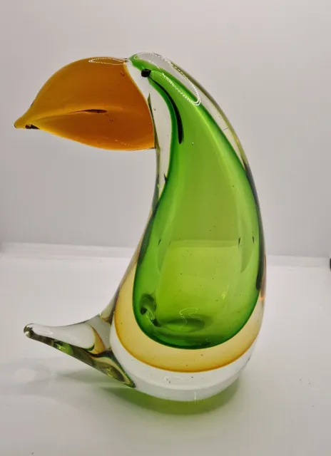 Large Murano Glass Toucan Figure