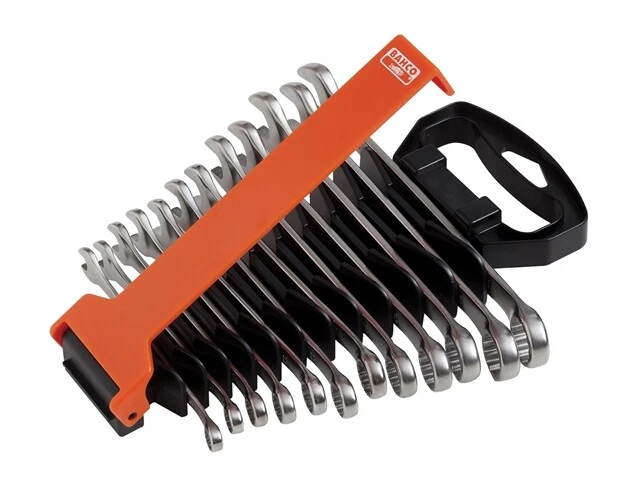 Bahco BAH111MSET12 Chrome Poli Combinaison Clé Ensemble, 12 Pièce