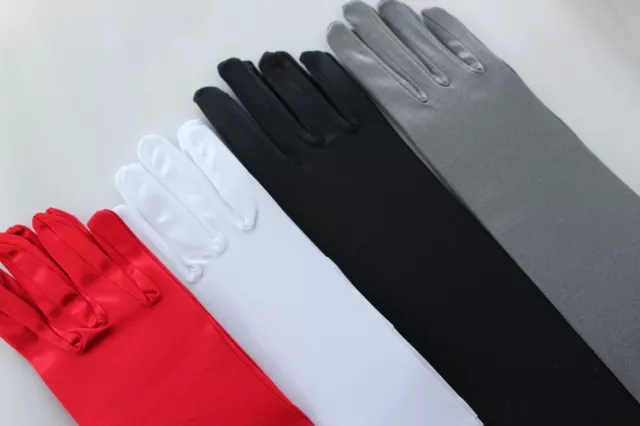 New elbow length gloves 40cm 4 colors party/halloween