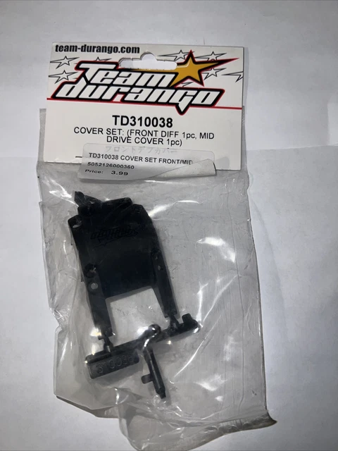RC Team Durango TD310038 Cover Set Front Mid Drive DEX410 DESC410R DEX210F CAR