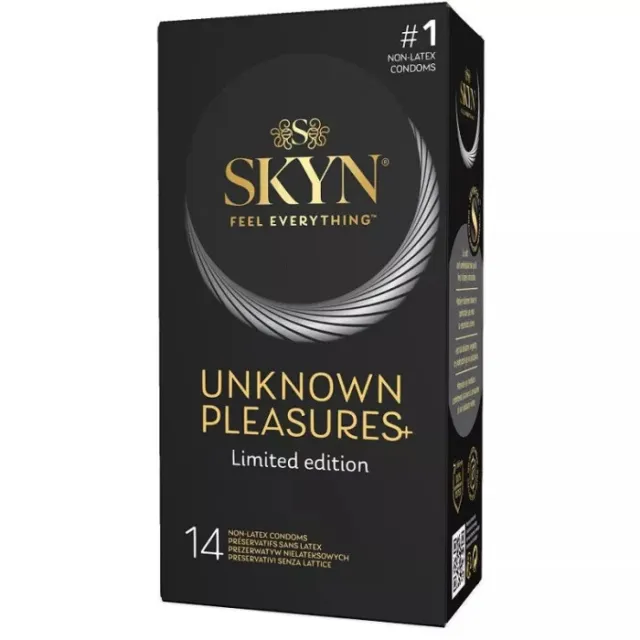 Skin Unknow Pleasures + 14 Preservatifs Sans Latex IN Polyisoprène Naturel