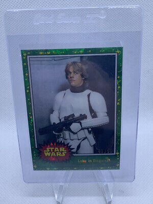 Topps Star Wars Sapphire | Card 125 - Luke In Disguise Green /50