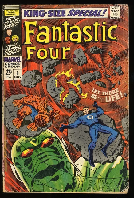 Fantastic Four Annual #6 FA/GD 1.5 1st Appearance Annihilus! Marvel 1968