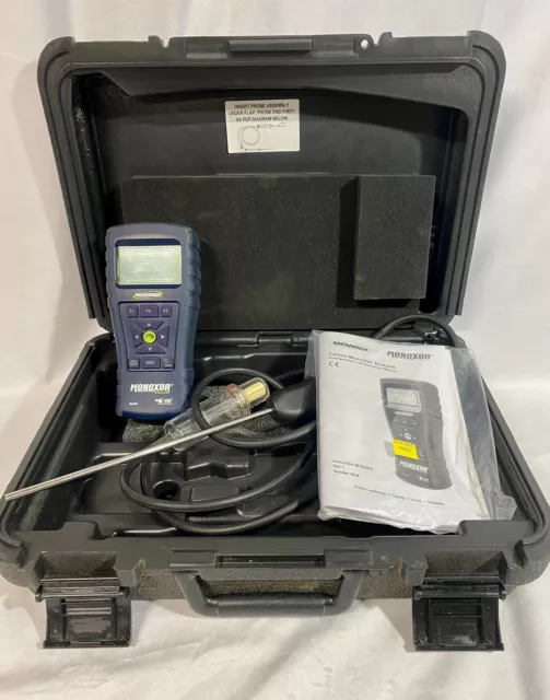 Bacharach 0019-7163 - Monoxor Plus Portable Carbon Monoxide Analyzer With Case