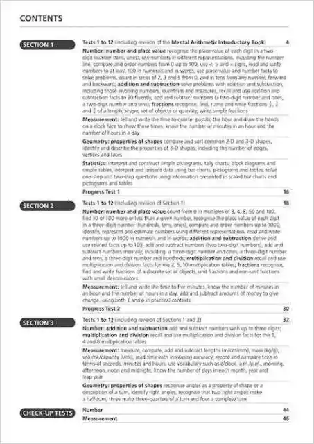 Mental Arithmetic Book 2 Questions - Year 3 - Ages 7-8 - Schofield & Sims NEW 3