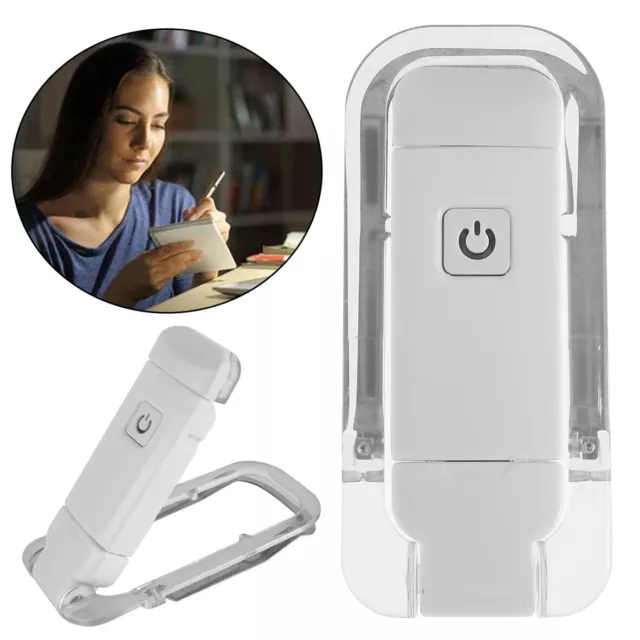 Luce Lettura LED Luce Libro Flessibile Clip On USB Lampade Regolabili Ricaricabili