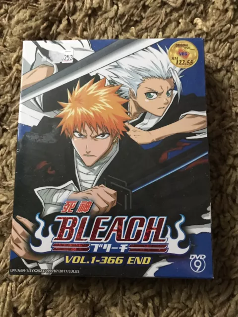 BLEACH + LIVE ACTION MOVIE - ANIME TV DVD (1-366 EPS+4 MOVIES+2 SP