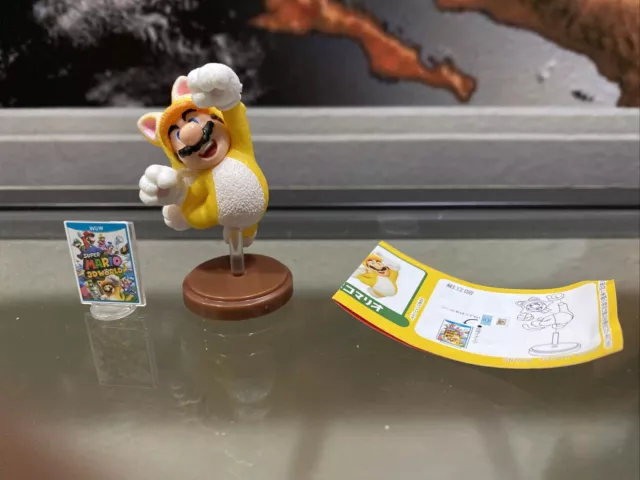 Super Mario 3D World Fury 2 Cat Mario Choco Egg Figure Gashapon