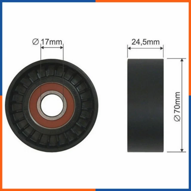 Galet tendeur de courroie d'accessoire pour CITROEN | 130147410, 534011020 Galet tendeur de courroie d'accessoire pour CITROEN | 130147410, 534011020