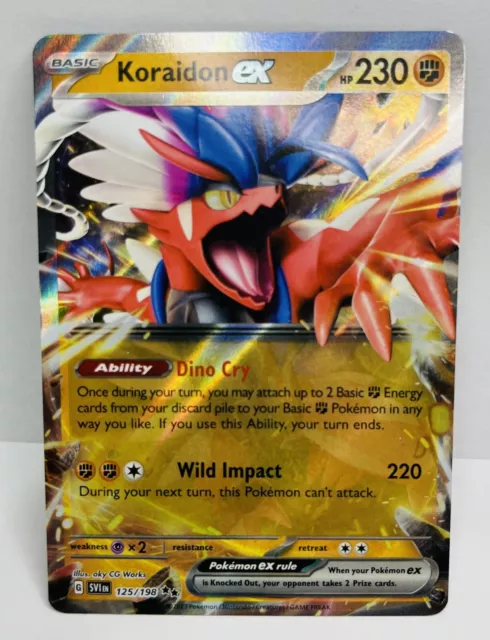 Pokemon : SV SCARLET & VIOLET KORAIDON ex 125/198 ULTRA RARE