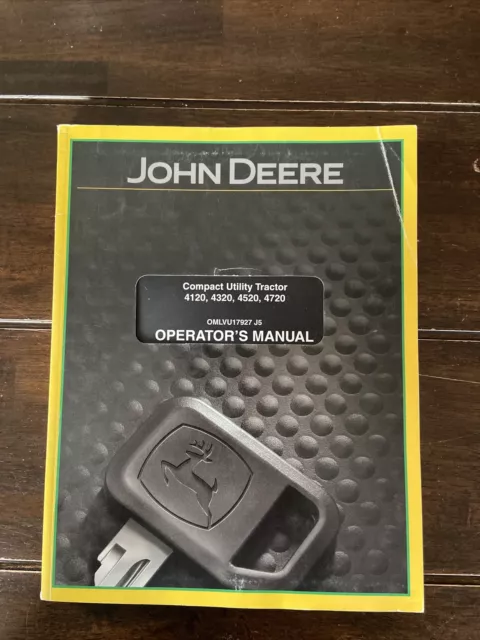 John Deere 4120,4320,4520,4720 Tractor Omlvu17927 Operators Manual