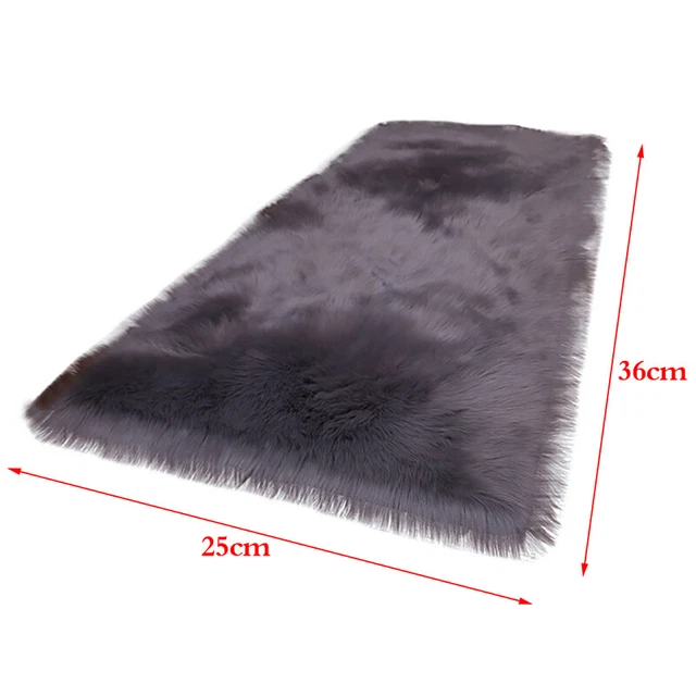 Soft Sheepskin Plush Carpet Imitation Bedside Mat Bedroom decoration Sofa ba