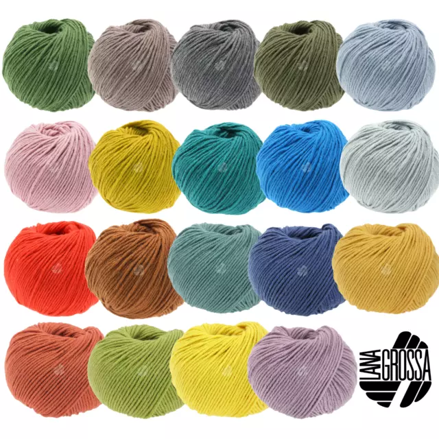 Lana Grossa Mc Wool MERINO MIX 100 50 g moderne Merino-Mischung 100 m