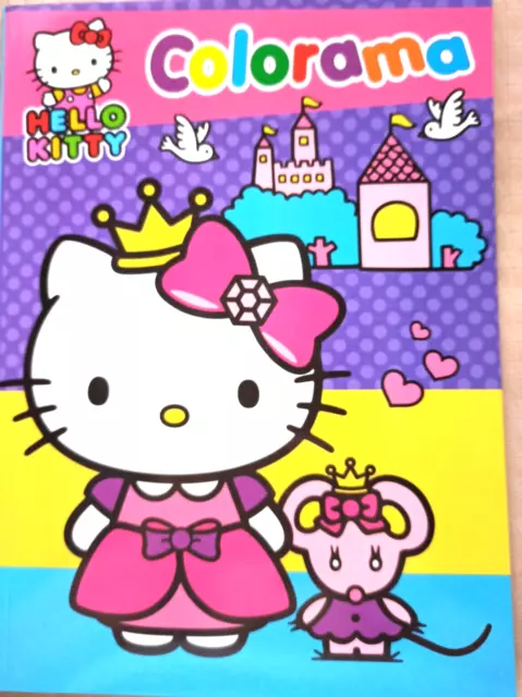Malbuch HELLO KITTY  Colorama Ausmalbuch  Kinder Malen Ausmalen Mädchen - Jungs