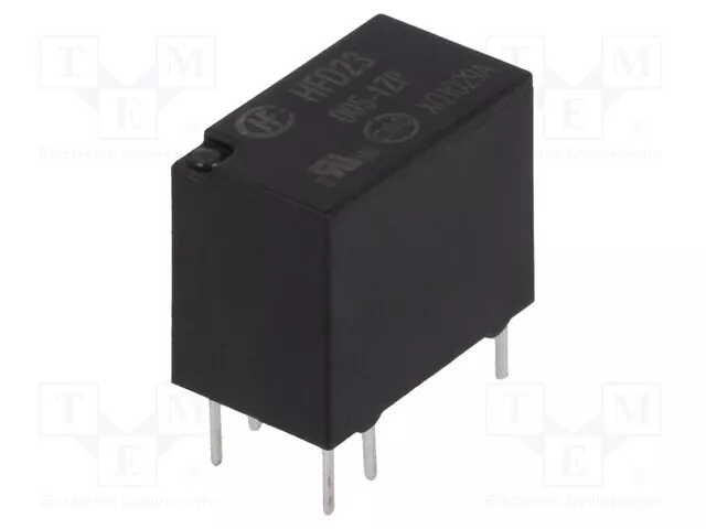 Relè: Elettromagnetica 0,5A/125VAC Uspule: 5VDC 2A Hfd23/005-1zp Elettrometro