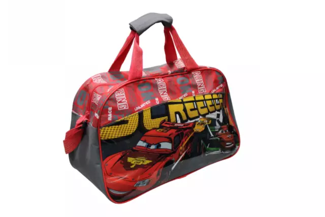 Borsa Borsone Con Tracolla Cars Disney Valigia Da Viaggio Bambino Palestra