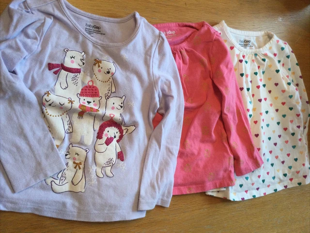 Girls Long Sleeve Tops Bundle Age 2 GAP