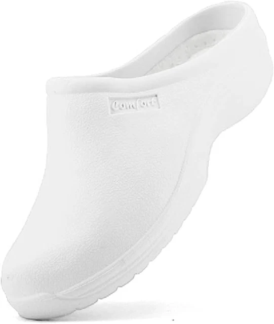 Zoccoli Da Lavoro Donna 41610 - Tomaia In Pelle, Plantare In Sughero, Suola Antiscivolo - Foto 5