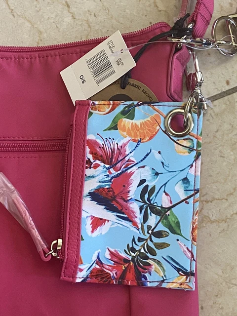 NWT Samantha Brown To – go zip front Crossbody-Pink 5