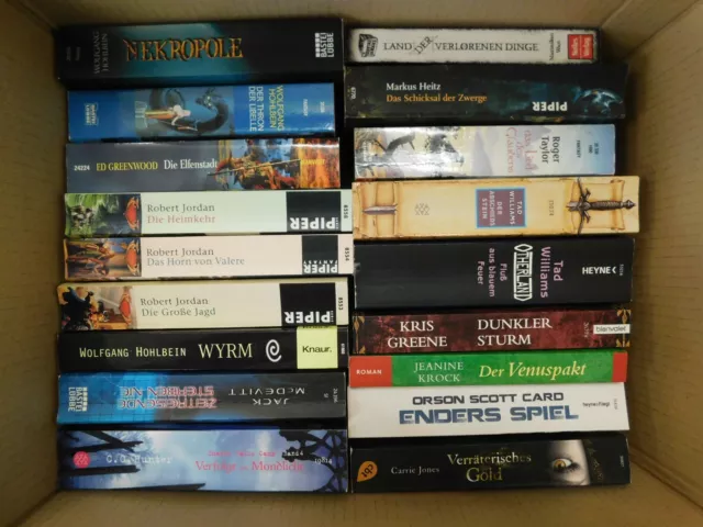 18 Bücher Taschenbücher  Fantasy Fantasy Romane Paket 1