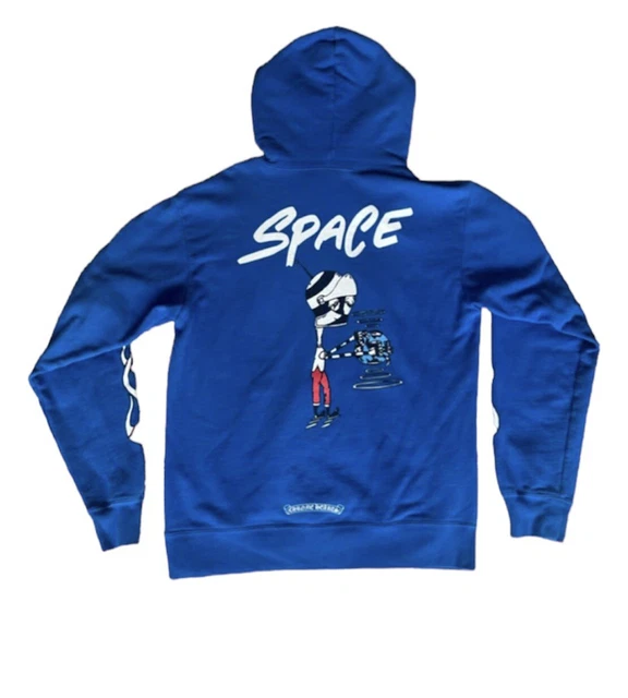 Sweat à Capuche Chrome Hearts Matty Boy Bleu Bébé Taille S - Occasion Parfait état