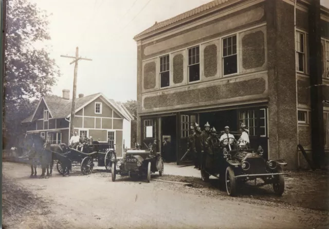 Sparkill NY Fire Department 5x7 Black and White Fire Apparatus Photo