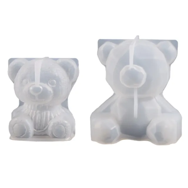 BEAR SILICONE MOLD Creative Cute Bear Scented Candle Mold Candle Making  Molds $14.03 - PicClick AU