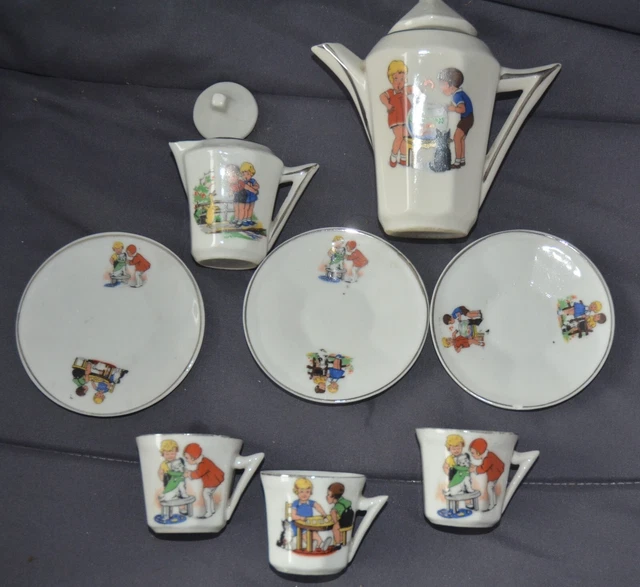 Ancienne Dînette Soupière Limoges - Jouet Enfant Pour Poupée Jumeau