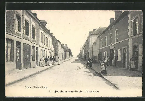 CPA Jonchery-sur-Vesle, Grande Rue