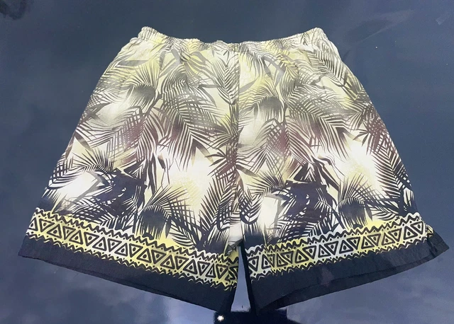 Vintage 90s Mens Speedo Hawaiian Floral Swimming Trunks Shorts Medium