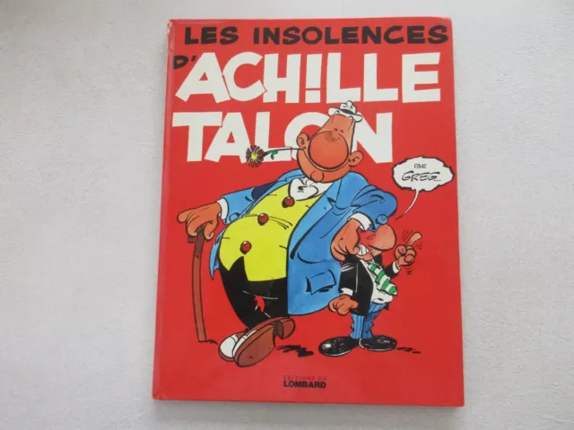 Achille Talon Be/Tbe Les Insolences D'achille Talon Edition Originale 1973 Refv2