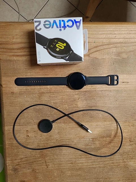Samsung Galaxy Watch Active2 LTE 44mm Aluminiumgehäuse mit Sport Band - Schwarz
