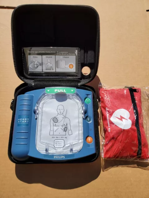 Philips HeartStart OnSite AED w/ 4-Year Battery - 3 Adult & 3 Infant/Child Pads