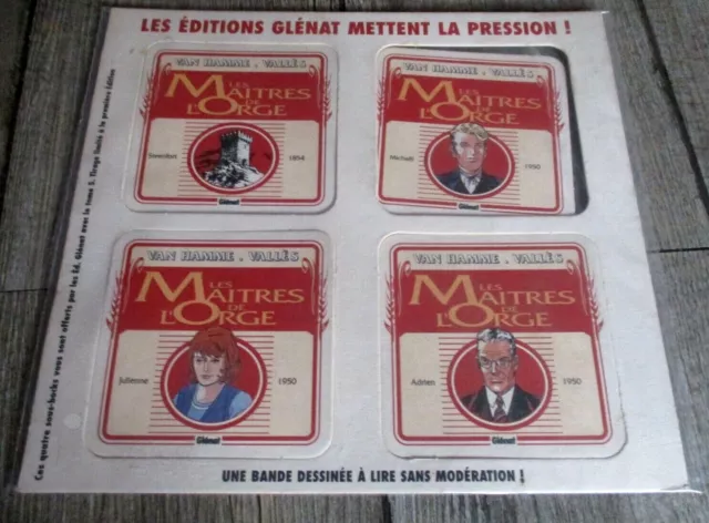 Les maitres de l orge - Collector complet des 4 sous bocks - Glénat - 1996