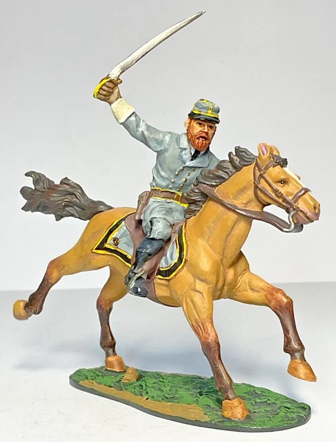 BRITAINS 2 Stück #8881 Confederate Infantry 2 on Foot