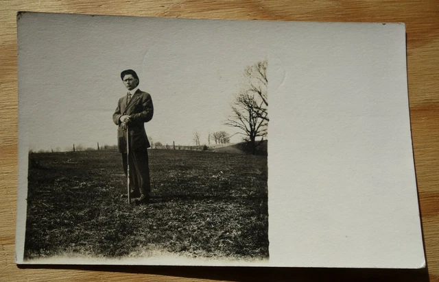 Carte Postale Ancienne Réplique - Billy Sunday Quittant Danville, Illinois (RPPC)