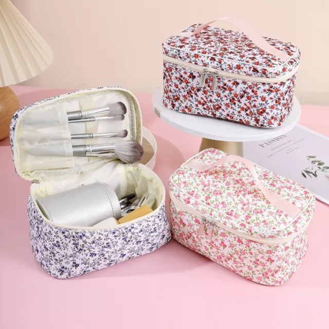 Large Capacity Cosmetic Bag with Zipper Women Handbag New Storage Bag  Skincare
