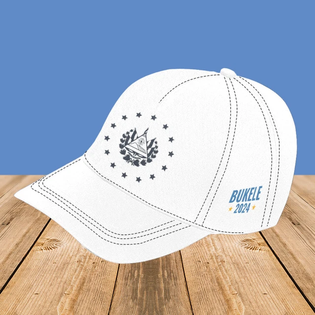 ESCUDO GOBIERNO DE El Salvador Gorra Bukele 2024 Cap Nuevas Ideas White ...