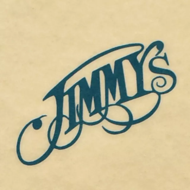 1990s Jimmy's Restaurant Menu Holiday Inn Hotel US-50 I-81 Winchester Virginia