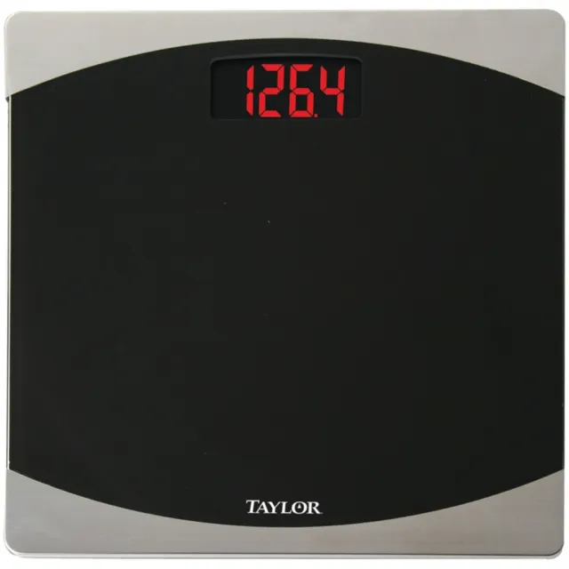 Taylor Precision Products 75624072 12"" x 12"" 400 lb Escala de baño de capacidad