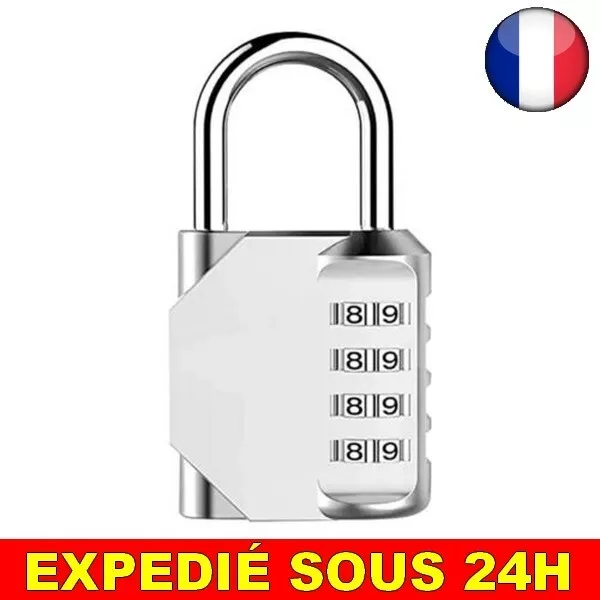 ✅ Cadenas à Combinaison Etanche Verrouillage Par Mot De Passe 4 Chiffres Voyage